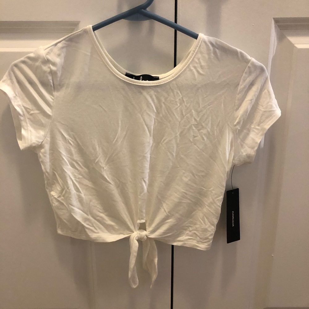 Tie crop top